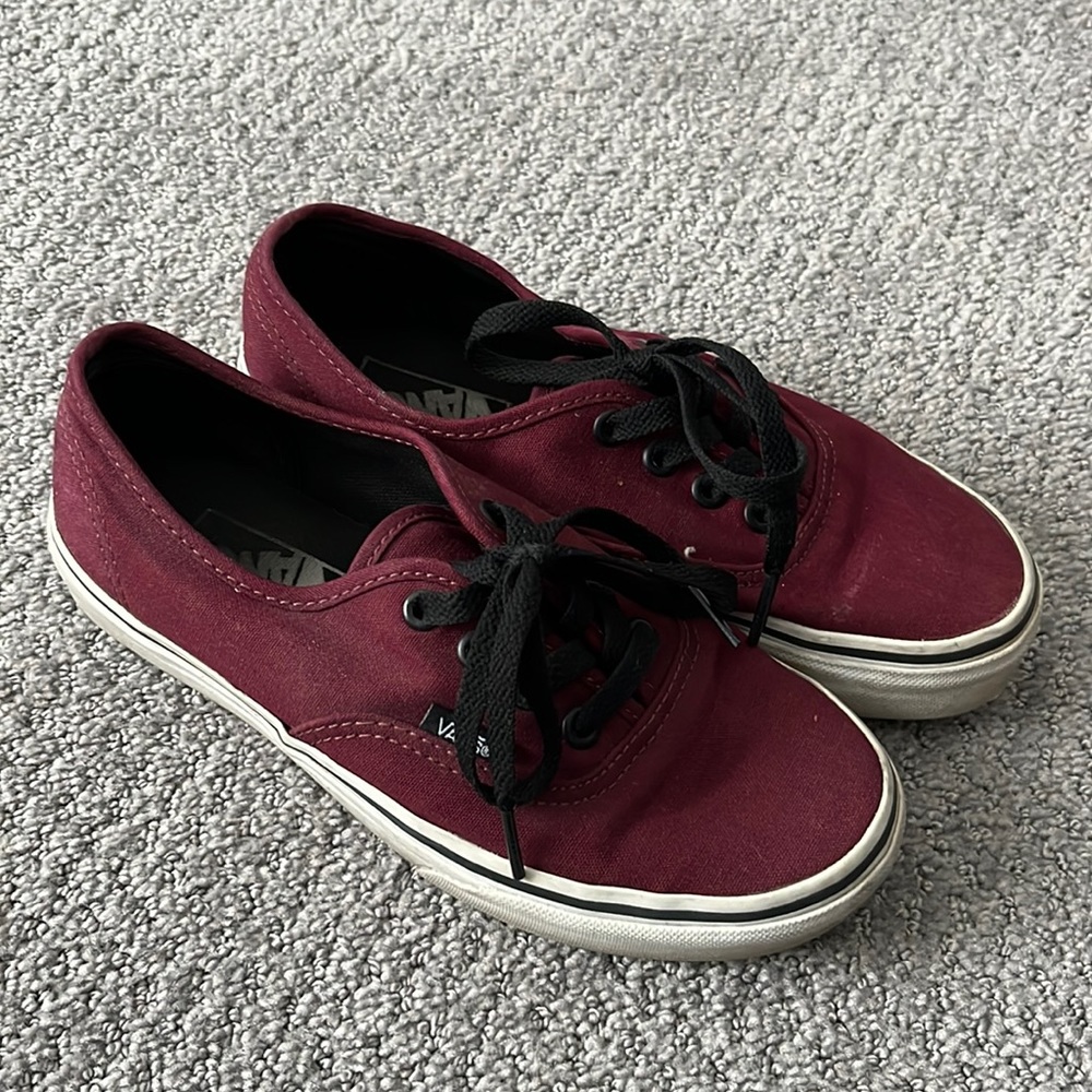 Maroon Vans
